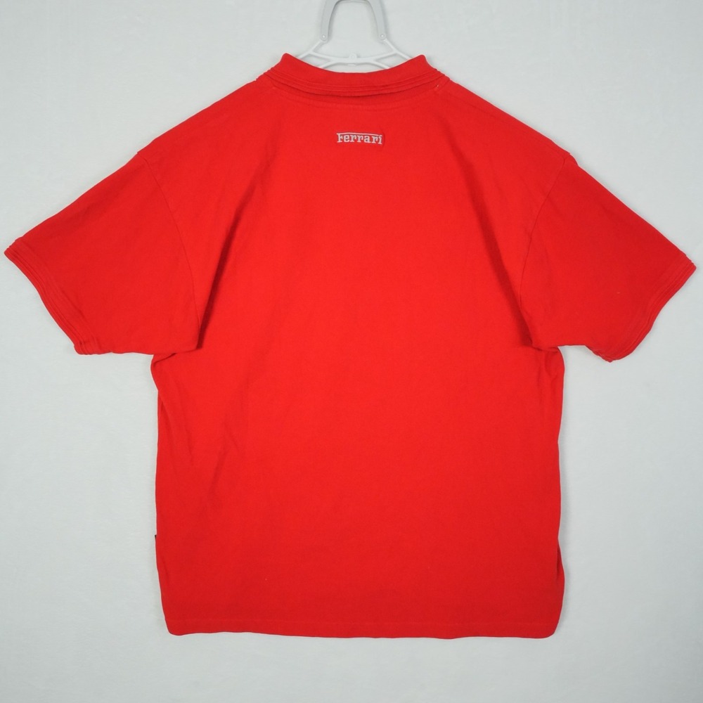 Ferrari Scarlet Polo with Emblem - Picture 3 of 10